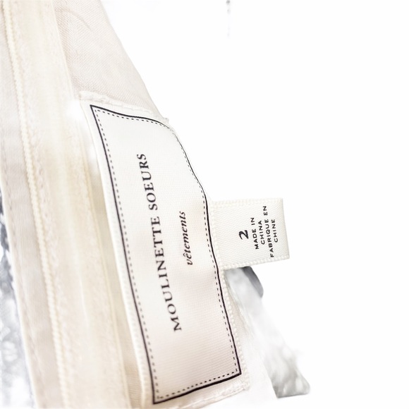 Moulinette Souers Black Lace Strapless Dress 2 - Picture 9 of 11